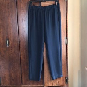 Theory navy blue flowy pants